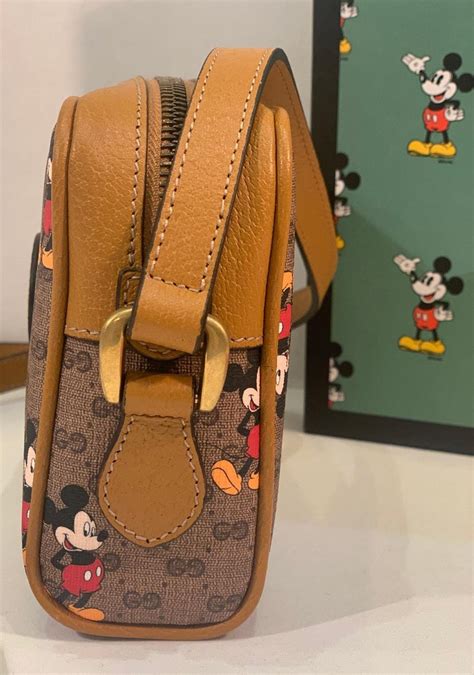 mickey mouse bag gucci black|gucci mickey mouse handbag.